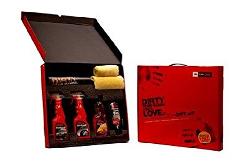 3M Large Car Care Kit | Car Shampoo | Tyre Dresser | Dashboard Dresser | Liquid Wax | Microfiber Cloth (All in One)