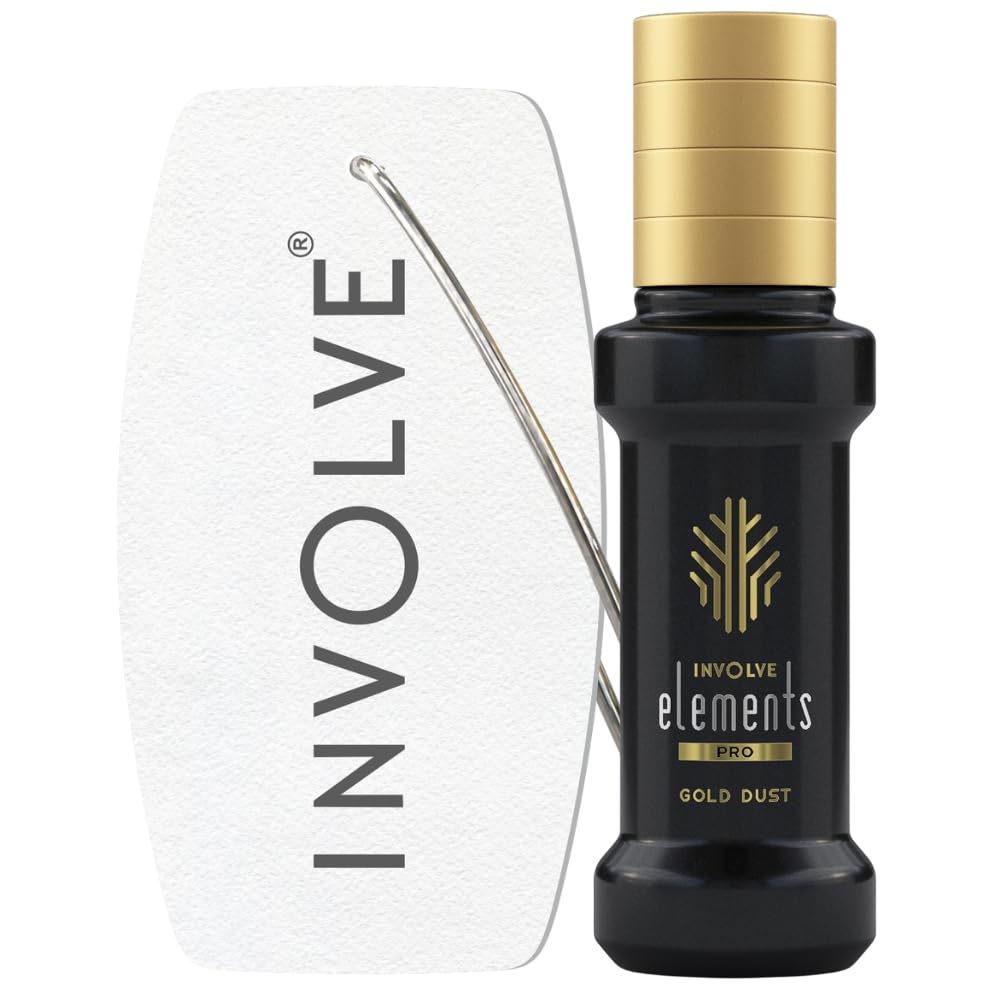Involve your senses Elements Pro - Gold Dust - Luxury Spray Car Air Perfume - Car Accessories interior car perfumes and relax fresheners