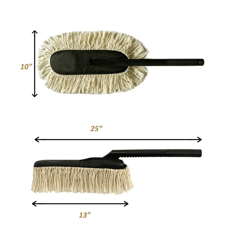 Jopasu Car Duster Brush | Removes Dry Dust Without Scratching The Surface