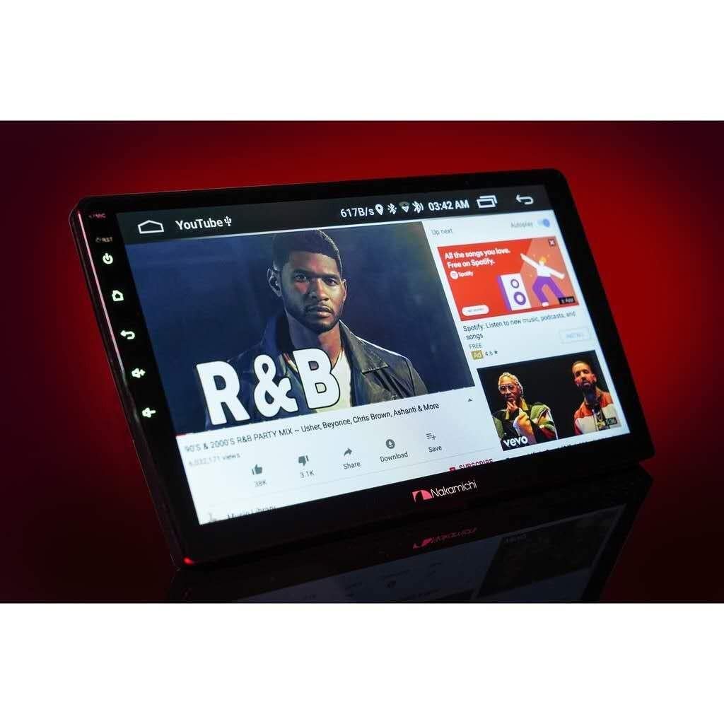 Nakamichi NAM 5510 A9Z – 9″ Android Car Multimedia Player (4GB RAM + 64GB Storage) | Wireless Apple CarPlay/Android | 4G SIM Compatible with 360 Degree Camera Support