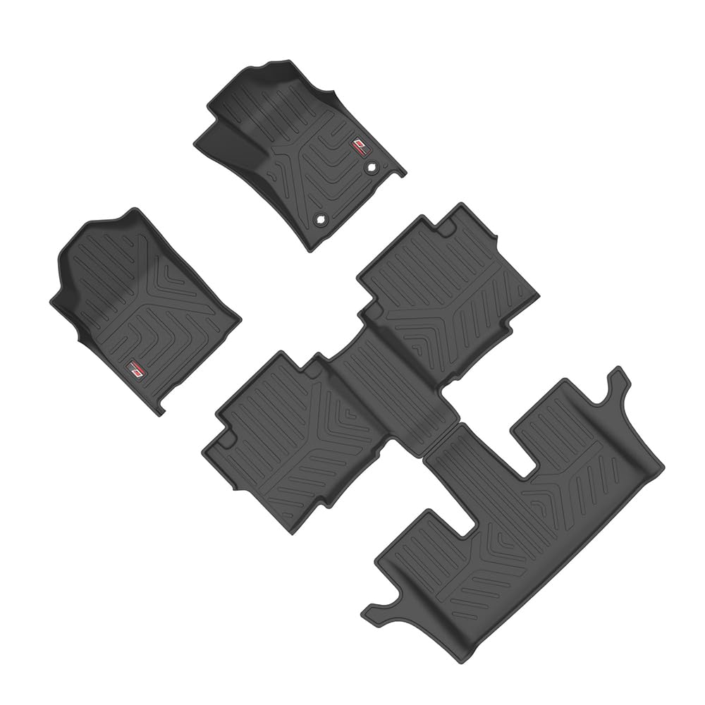 GFX Car Floor Mats for (8 Seater) Innova (2009-2015) Onwards Manual – Ultimate Durable, Easy-Clean, Stylish Protection in Sleek Black