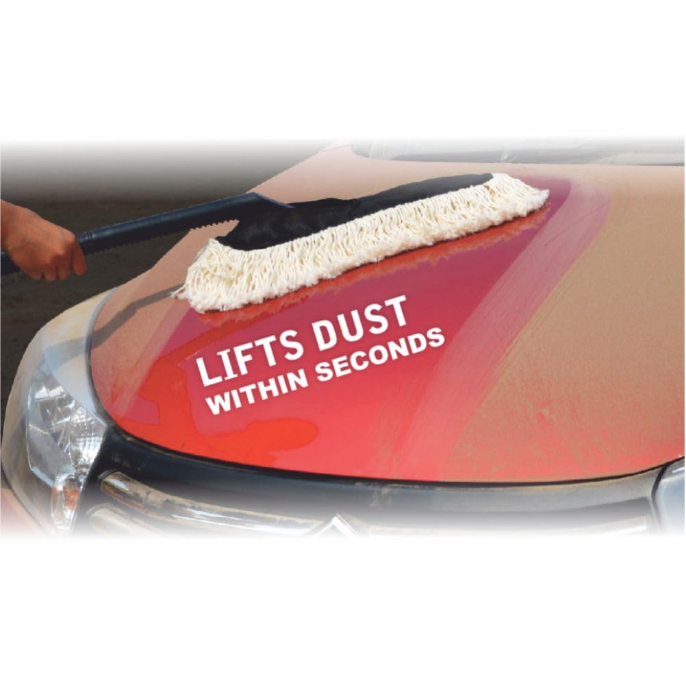 Jopasu Car Duster Brush | Removes Dry Dust Without Scratching The Surface
