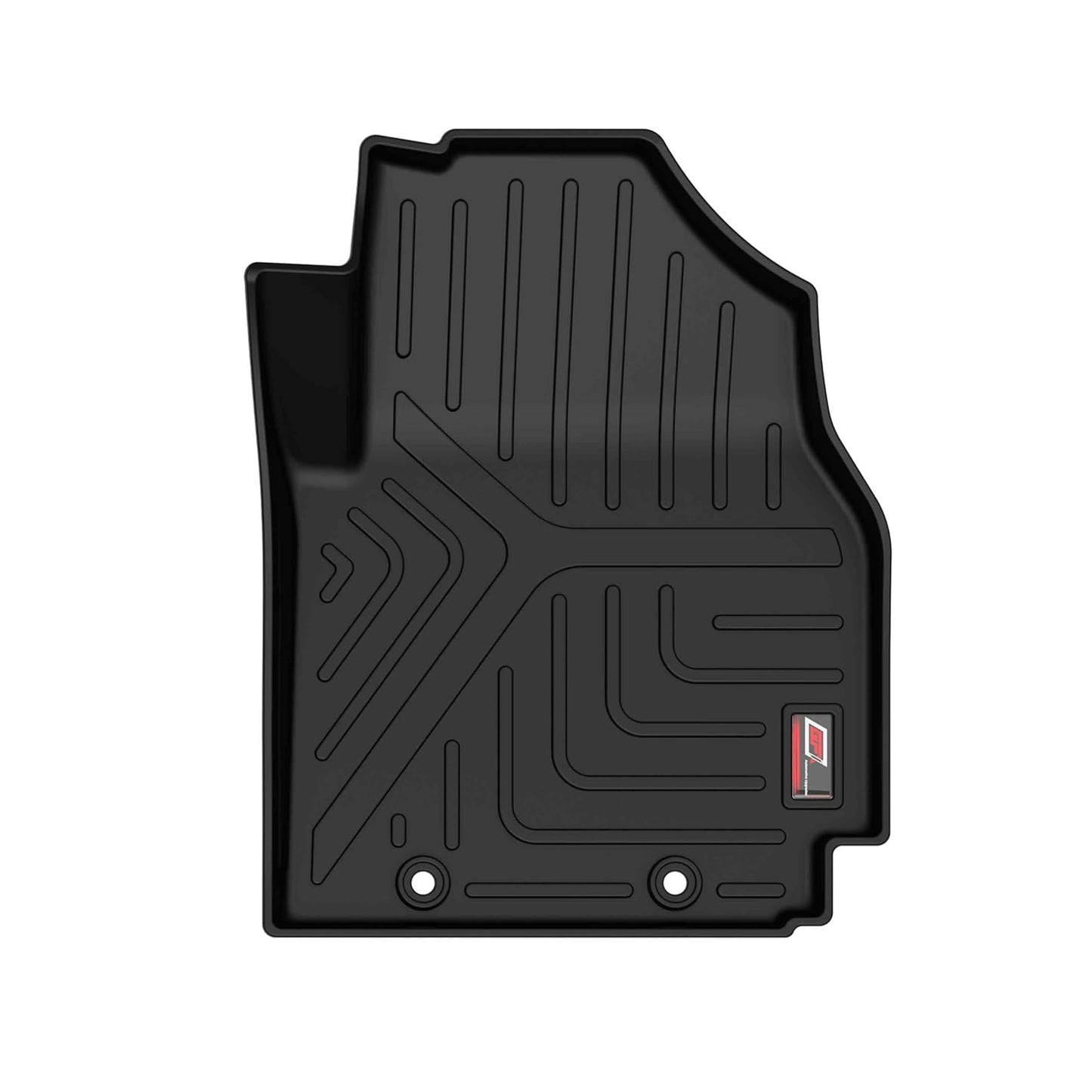 GFX Car Floor Mats β For Hyundai Alcazar (2024 Onwards) | Waterproof, Anti-Slip | Premium Life-Long Foot Mats(All-Weather, TPV Material)
