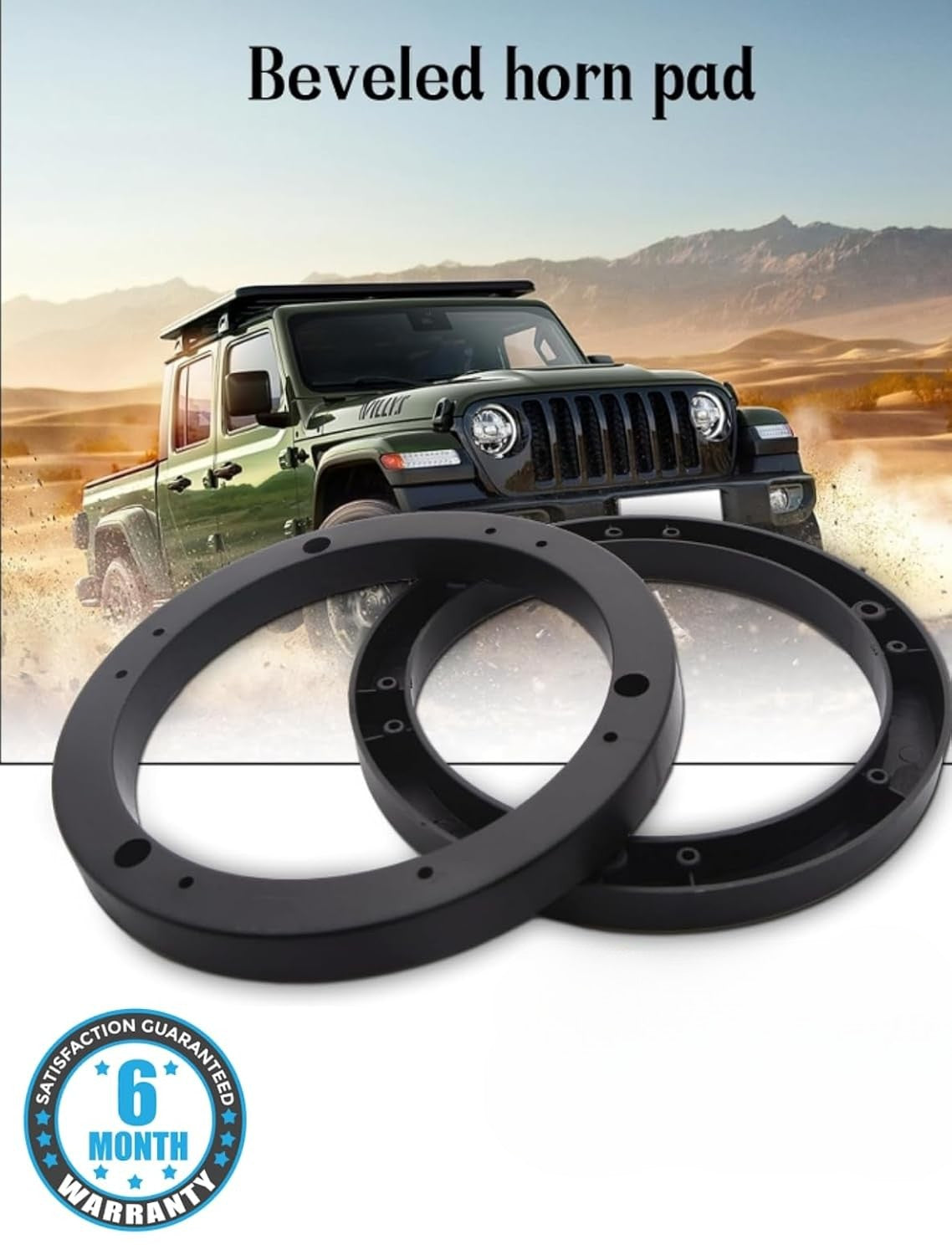 Car Speaker Rings Rain Guard, Water Guard 6" Inches,6.5" Inches Universal Car Speaker Rings (6 Month Manufacture Warranty)