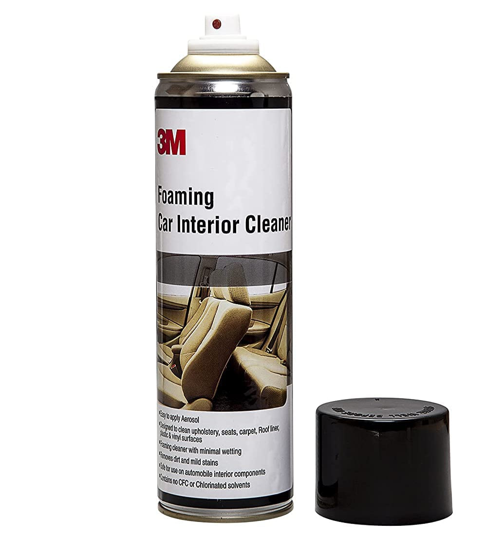 3M Foaming Car Interior Cleaner (580 g) | Upholstery and Leather Cleaner | Removes Tough Stains and Dirt Inside Your Car
