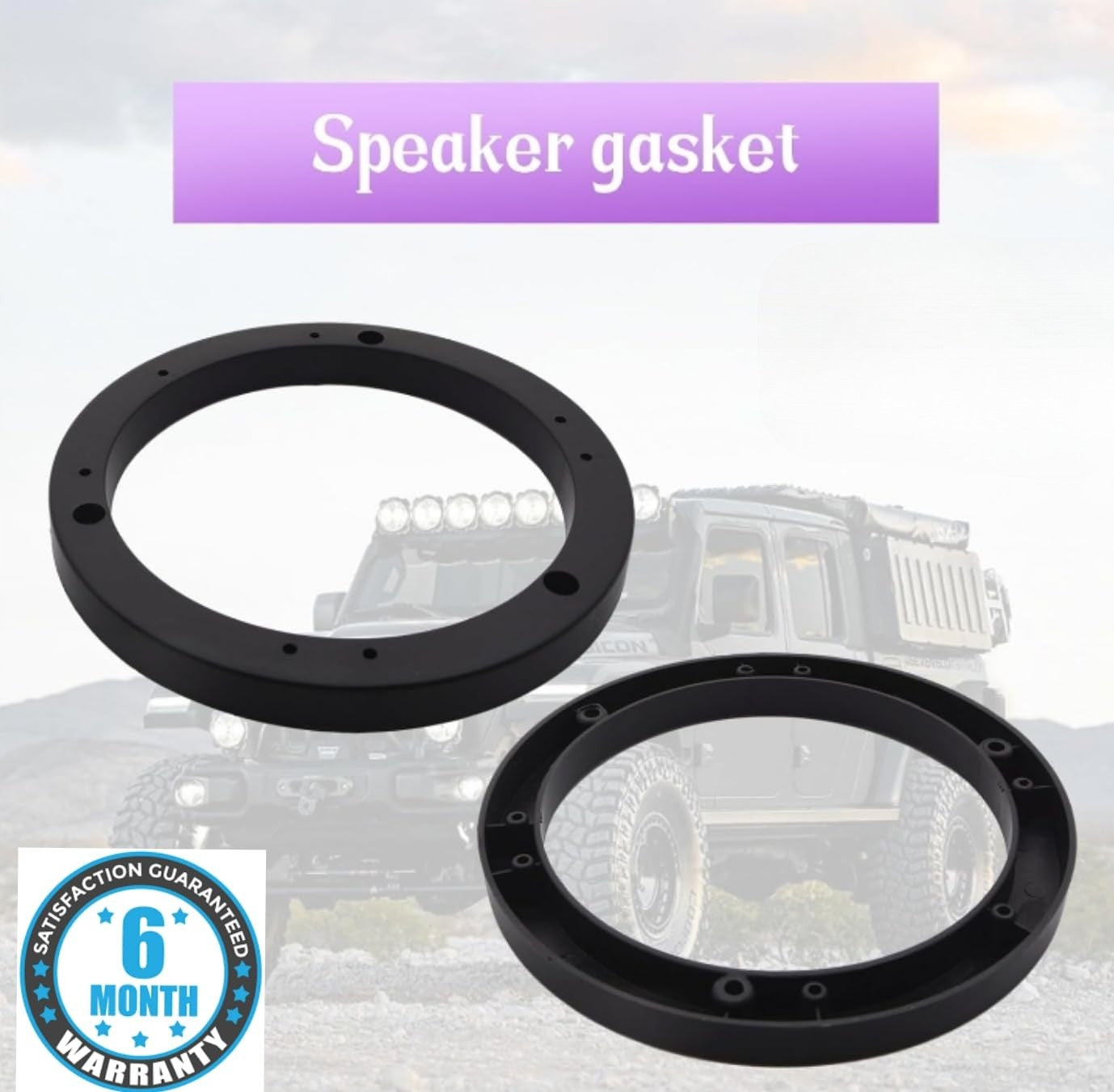 Car Speaker Rings Rain Guard, Water Guard 6" Inches,6.5" Inches Universal Car Speaker Rings (6 Month Manufacture Warranty)