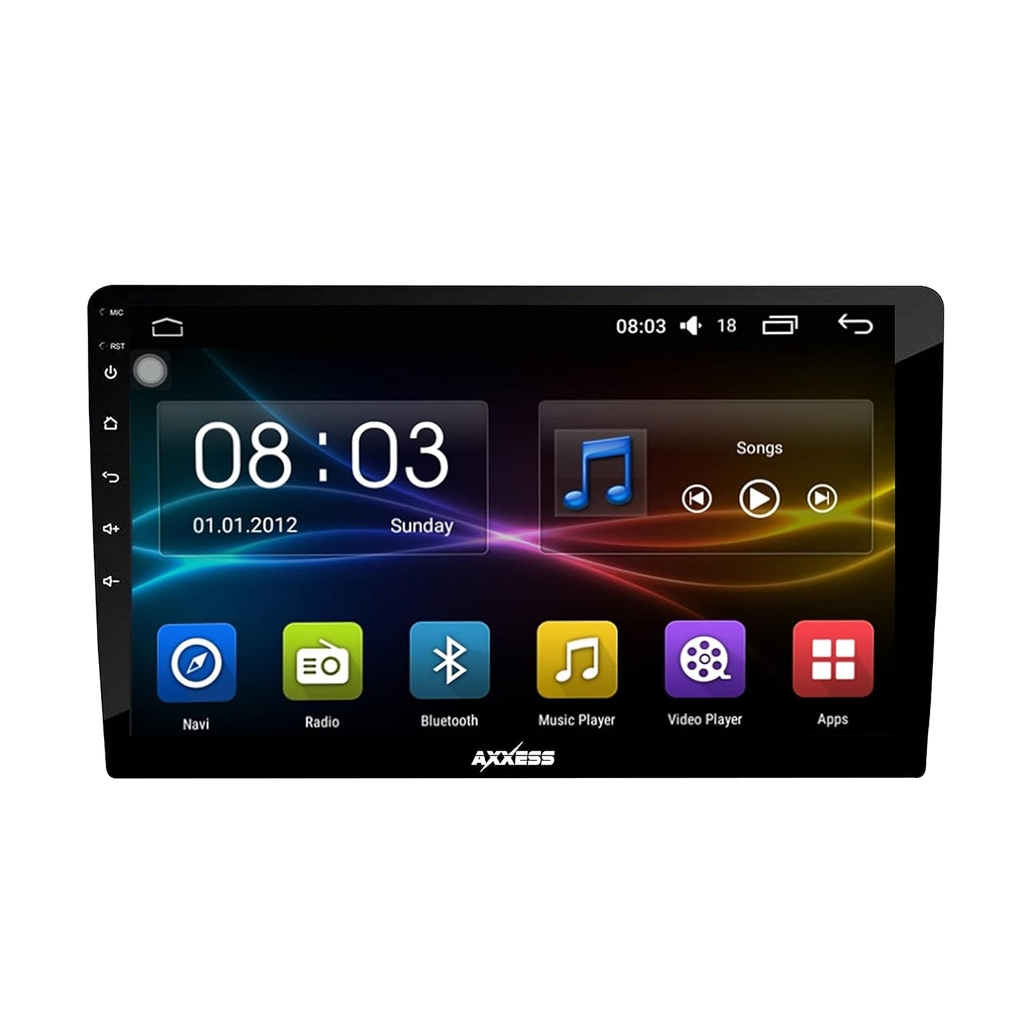 Axxess Universal Android 9-Inch Touchscreen Double DIN Car Stereo Player | 2GB RAM + 16GB ROM | Navigation, GPS, Wi-Fi, Bluetooth, Full HD 1080P