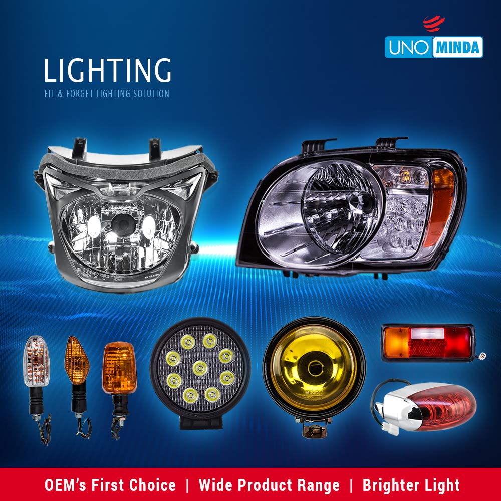 UNO Minda Fog Incandescent Lamp Kit (13.2V, 62W) | Pair | With 62W bulb | Compatible With Maruti (All Models)