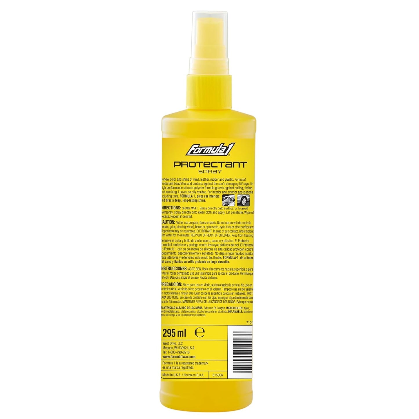 Formula 1 615006 Protectant 295 ml – Interior & Exterior Surface Protection and Shine