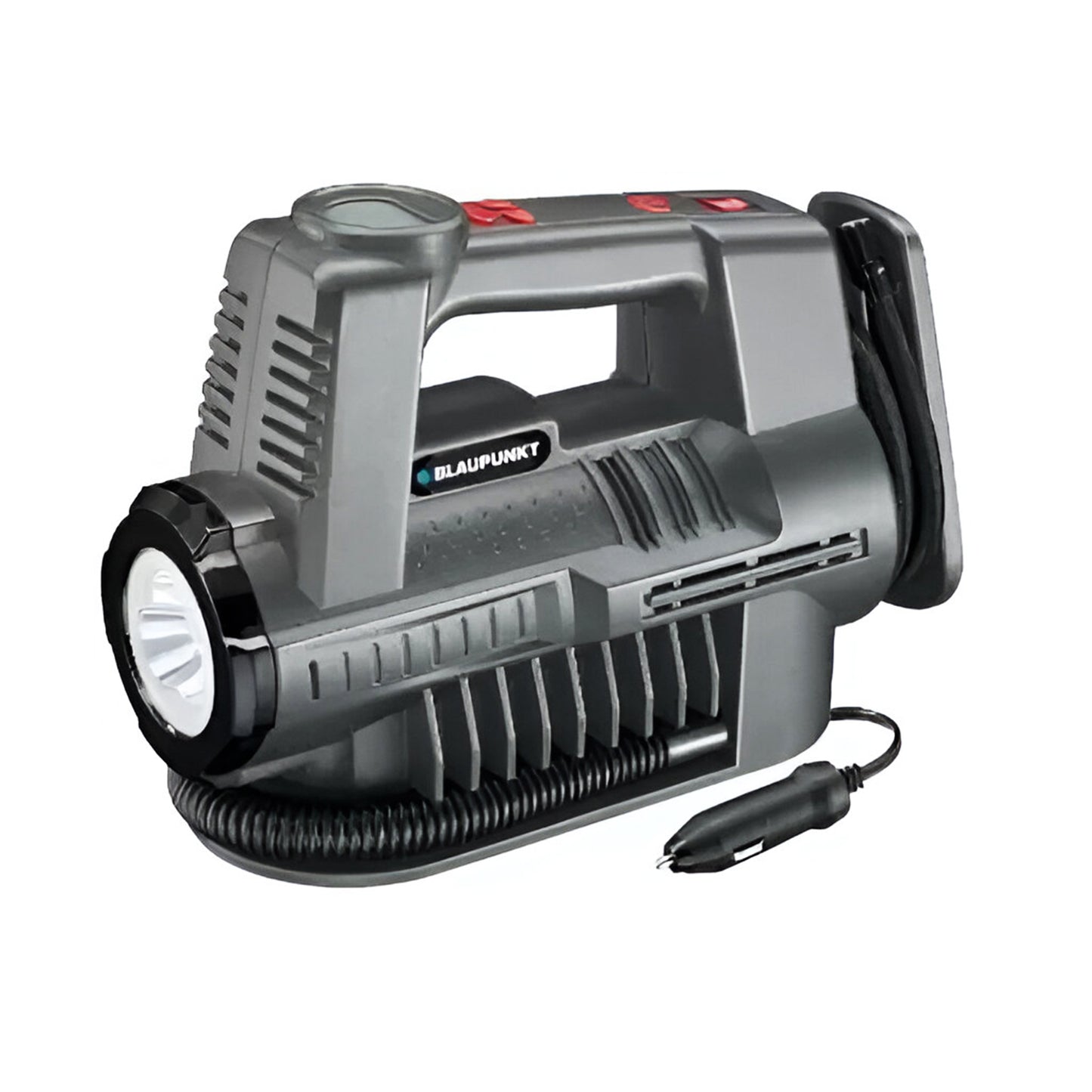 Blaupunkt TIF-21DA digital tyre inflator 12V air compressor with pressure display portable design for fast and accurate tyre inflation in cars and bikes