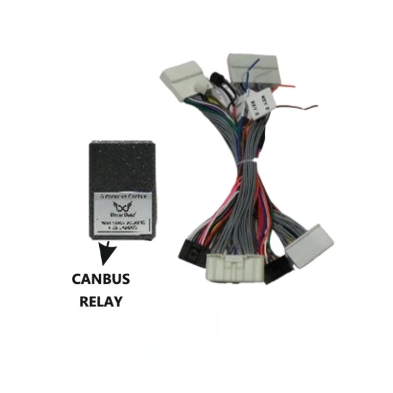 CANBUS wiring harness for Mahindra Scorpio N Z6 with power coupler plug and play OEM info retention system ensuring stable connection and full vehicle feature compatibility