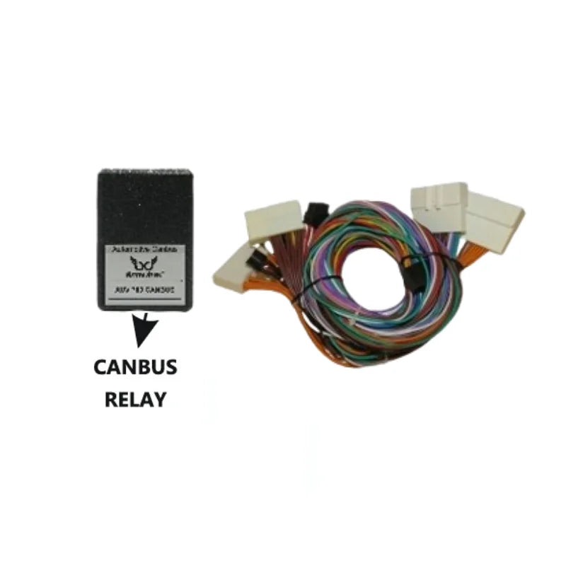CANBUS wiring harness for Mahindra XUV700 with power coupler plug and play OEM info retention system ensuring stable connection and full vehicle feature compatibility