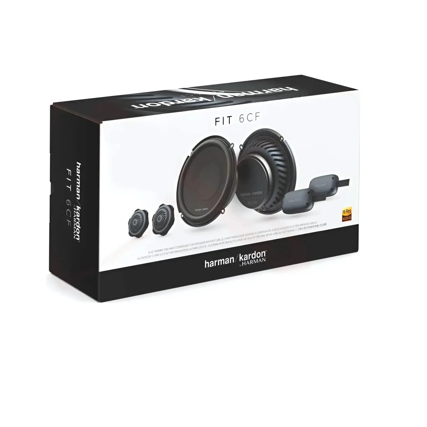 Harman Kardon 6.5 Inch Car Speaker Combo Upgrade | FIT 6CF Component Speakers + FIT 6F Coaxial Speakers | Hi-Res Audio