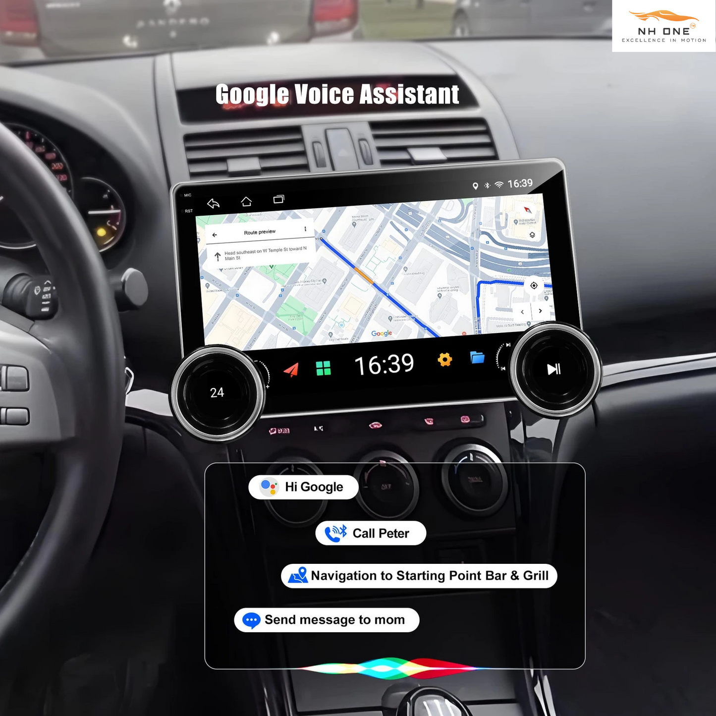 Diamond 2K X80s 10.1″ Android Stereo (4GB+64GB) with Dual Knob, Wireless CarPlay & Cooling Fan