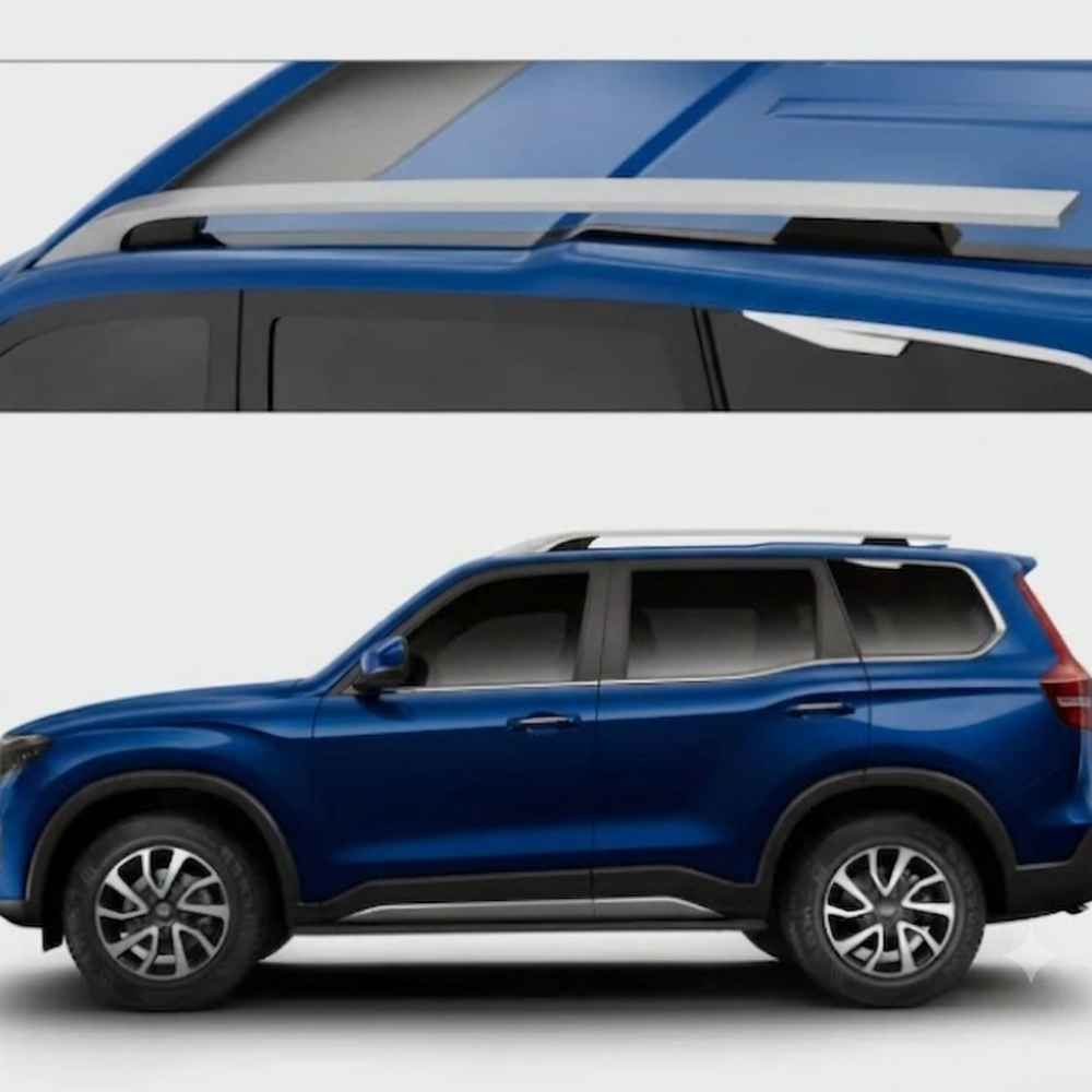 Galio Glossy Black Roof Rails for Mahindra Scorpio N 2022 Onwards | Set of 2 | Drill-Free Aesthetic Roof Styling