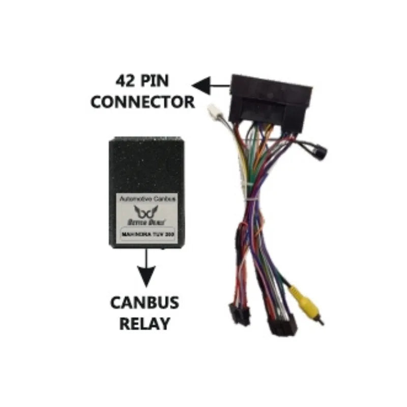 Mahindra TUV 300 and Bolero Neo Plug and Play CANBUS Decoder with Wiring Harness for OEM Integration.