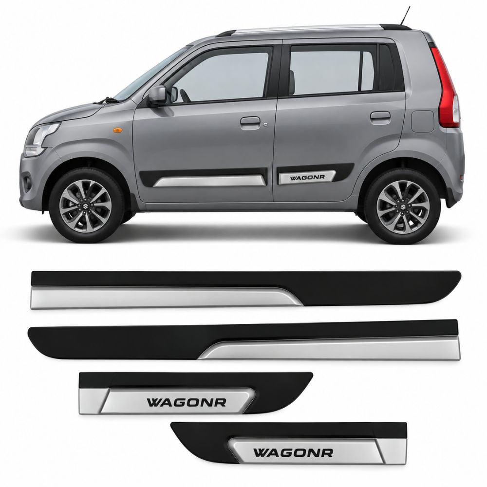 Techo Black Door Beading Maruti Wagon R 2019+ Cladding Set of 4
