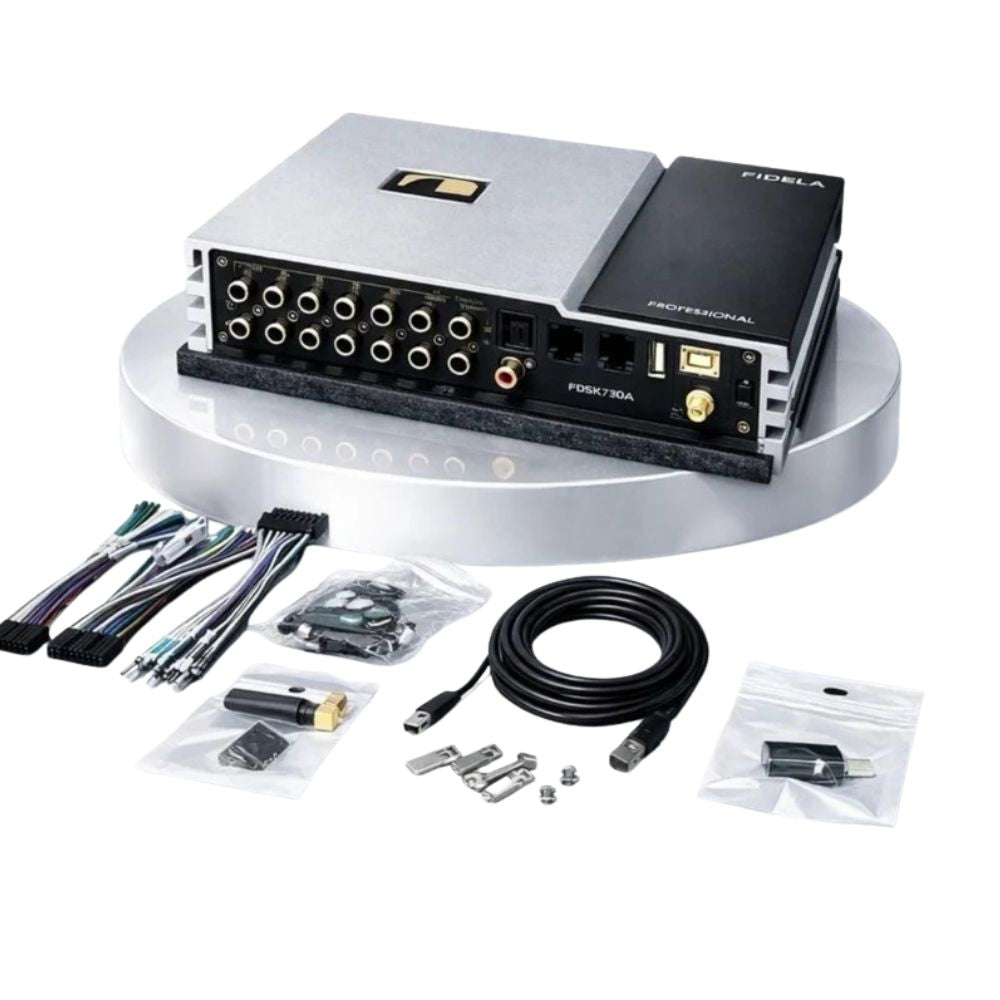 Nakamichi FDSK630A PRO Fidela Series 10-Channel Hi-Res DSP with Built-in 8-Channel Amplifier