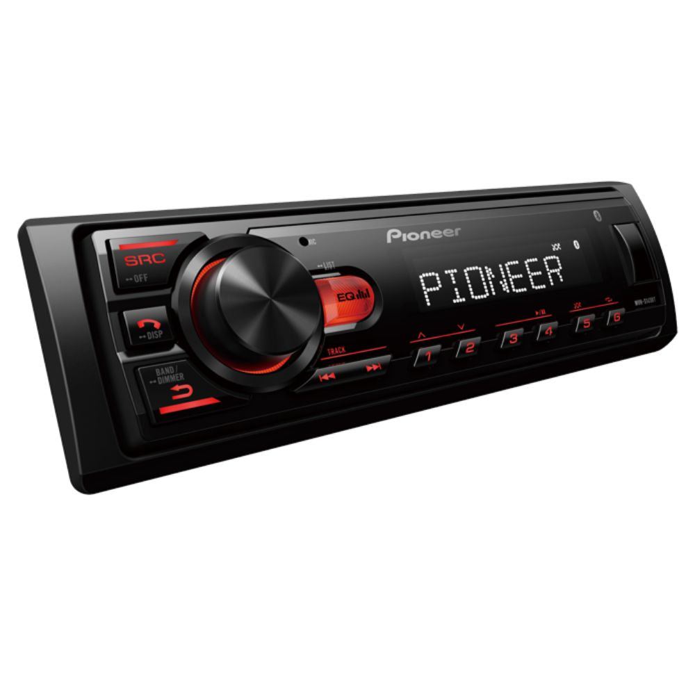 Pioneer MVH-S145BT Car Stereo | Built-In Bluetooth | Front USB | AM/FM | FLAC Support | 50Wx4 Max Power | Steering
