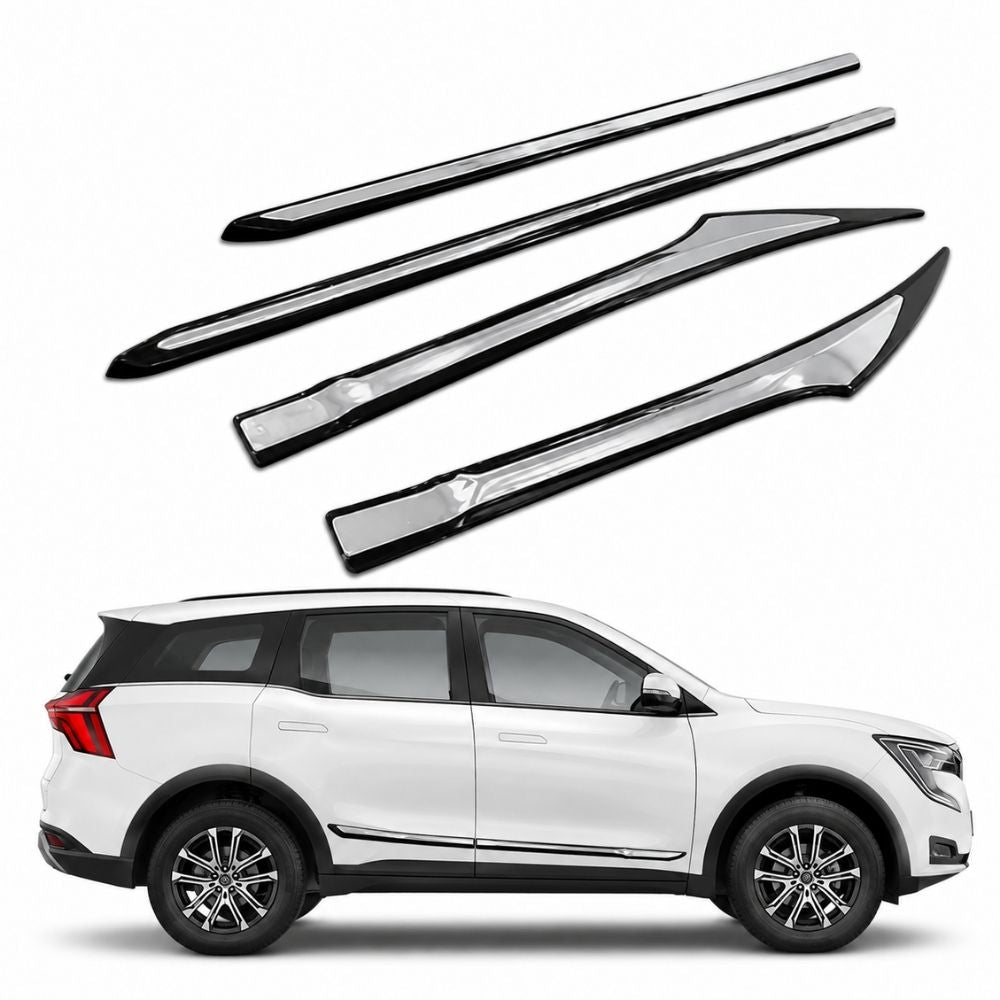 Techo Car Door Side Beading for Mahindra XUV700 1st Gen 2021–2026, XUV 7XO & XEV 9S | Chrome