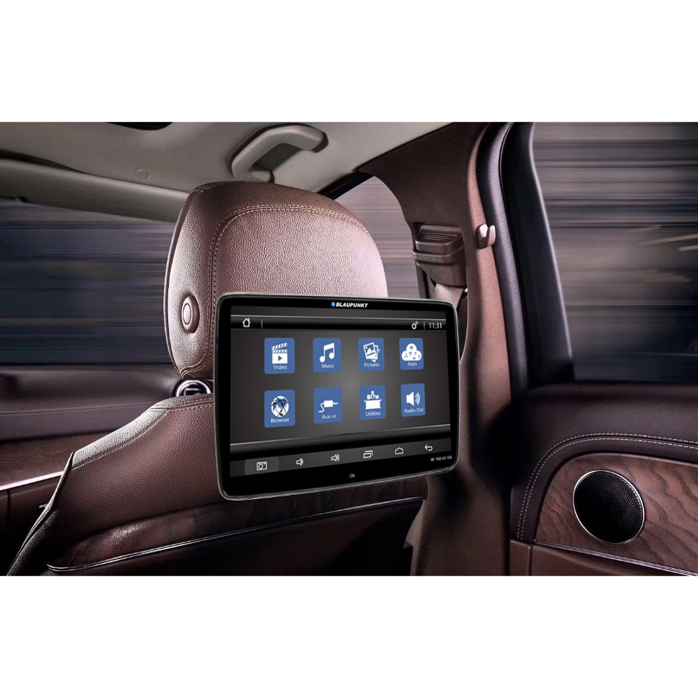 Blaupunkt RSE-10.1″ Capacitive Touchscreen Monitor | 2GB/16GB | HDMI Input | Car Rear Seat Entertainment System