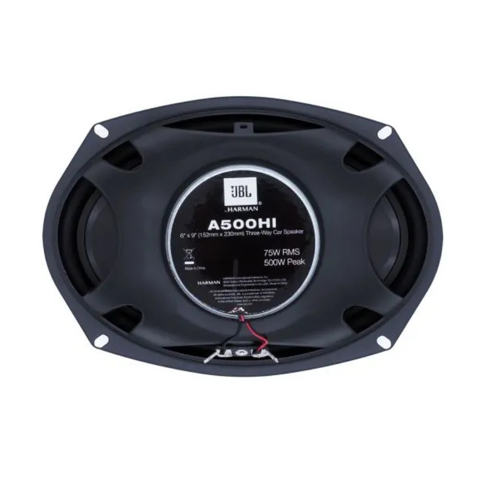 JBL A500HI – 500W 3-Way High-Performance Car Speakers | 6 x 9" | 75W RMS