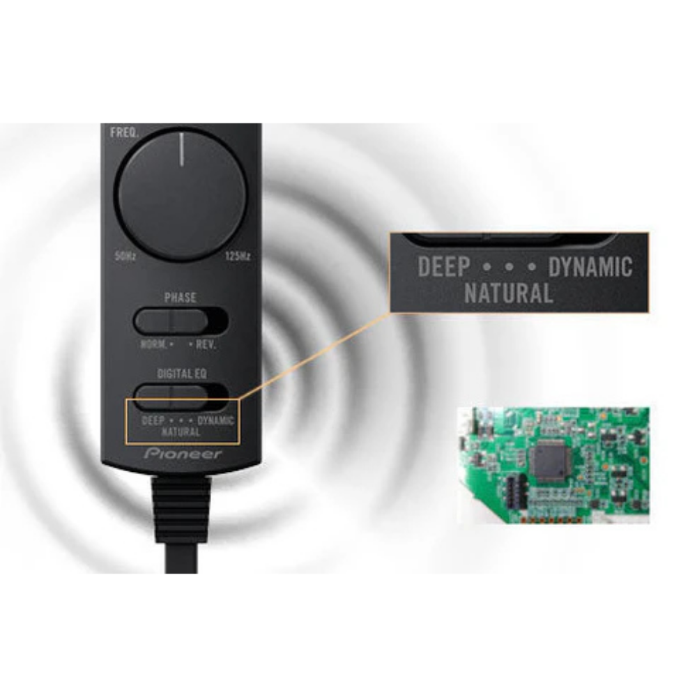 Pioneer TS-WX140DA Class-D Active Underseat Subwoofer