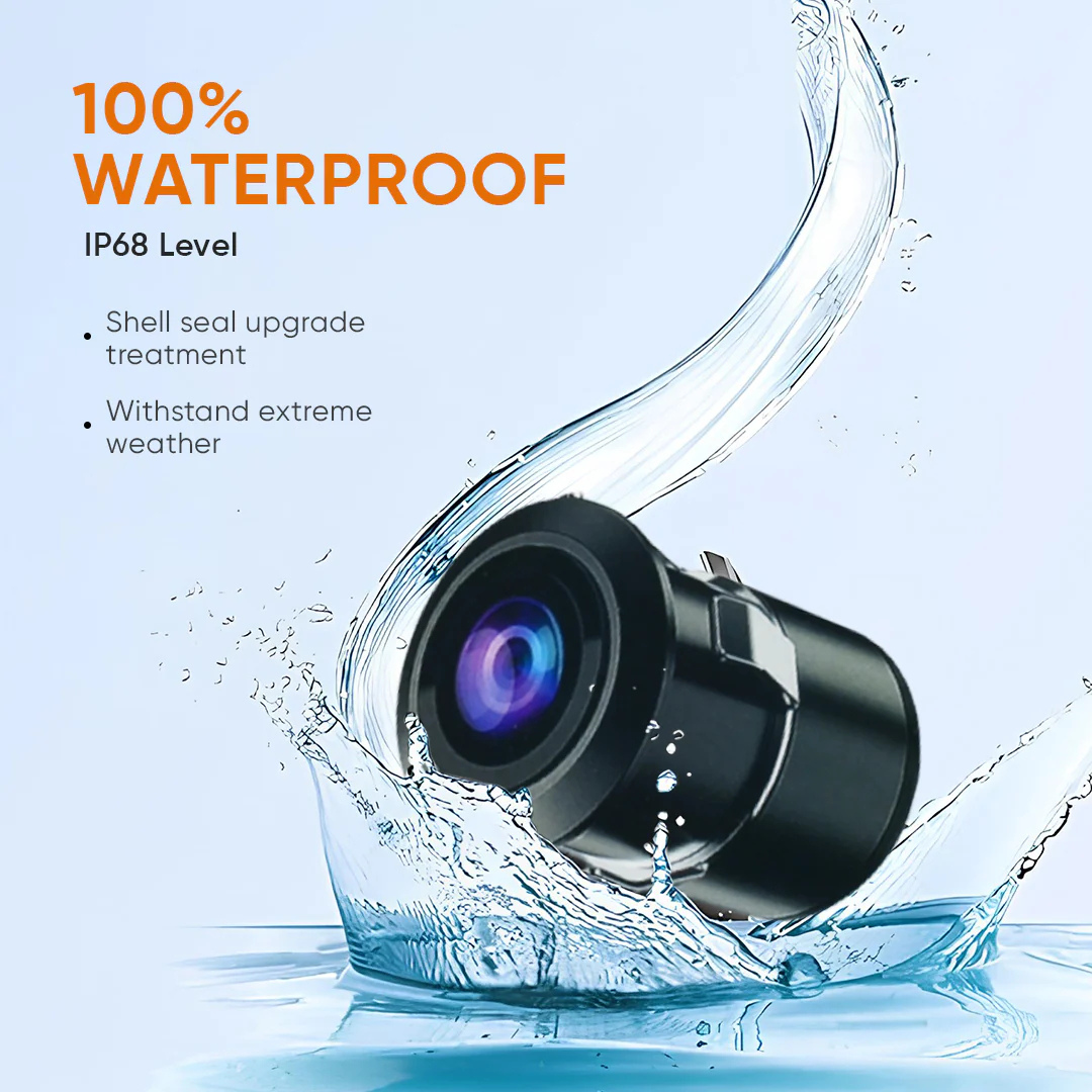 YueMi C1 Rear AHD Camera — 1080P | 160° Wide Angle | IP68 Waterproof