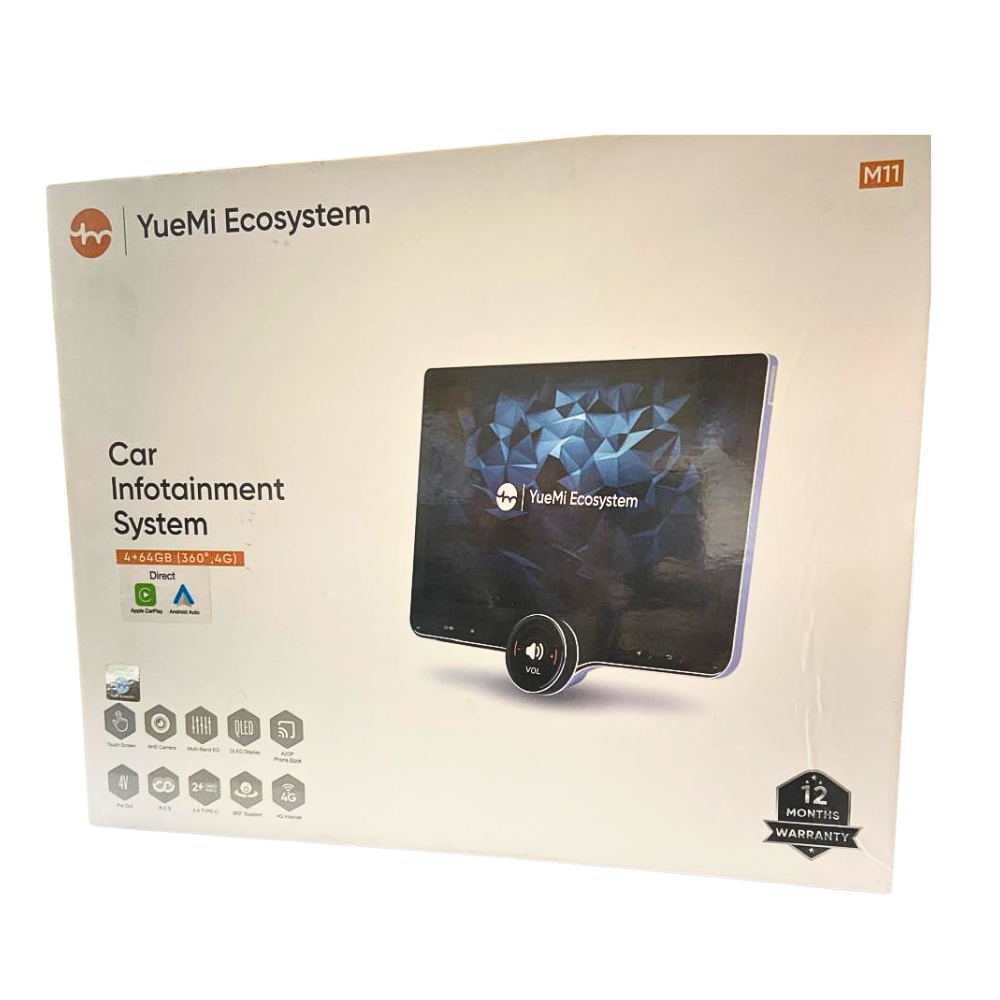 YueMi M11 Car Infotainment System | 4GB RAM + 64GB Storage | 11.5" Display | Digital Knob Interface