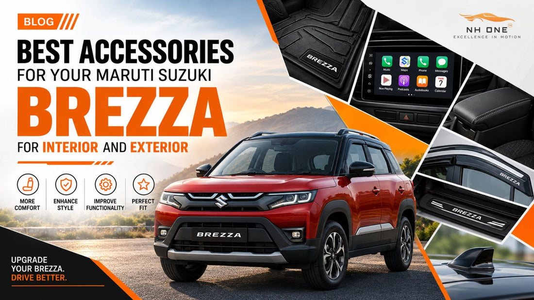 Best Accessories for Your Maruti Suzuki Brezza for Interior and Exterior