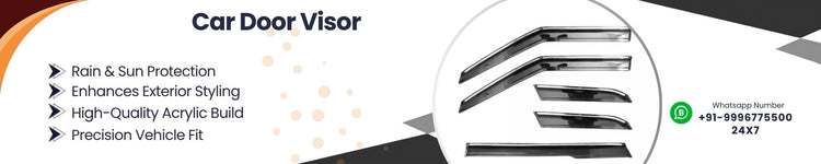 Best car door visor accessories available online India for all cars