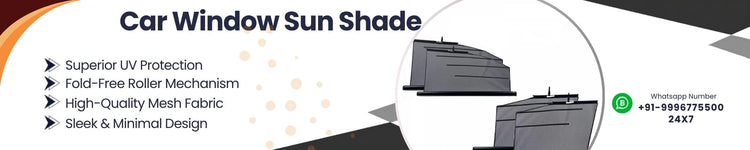Best car window sun shade roller available online India for all cars