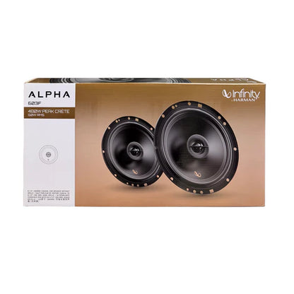 Infinity Alpha 603F 6.5″ Coaxial Speakers (480W Peak / 60W RMS)