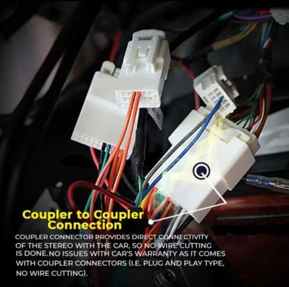 Android Frame 9 inch Suitable For Ford Fiesta 2006–2011 | With wiring Kit