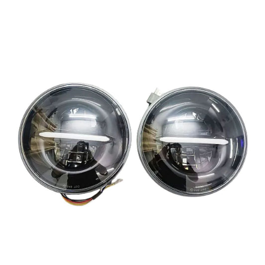 Mahindra Thar 2020+ 7 Inch 140W Minus Design LED Headlight with DRL & Turn Signal | 6000K | Plug n Play | Set of 2 | 1 Year Warranty