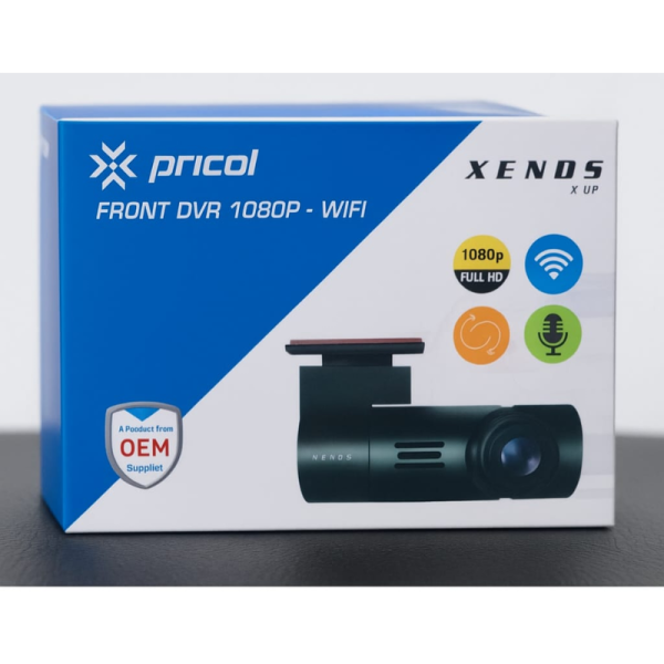 Pricol Front Dash Cam | Full HD 1080P Recording | Loop Recording | Wi-Fi Connectivity