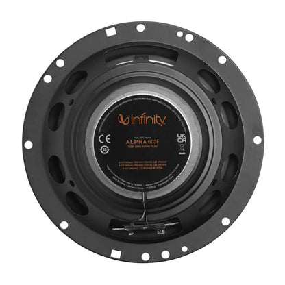 Infinity Alpha 603F 6.5″ Coaxial Speakers (480W Peak / 60W RMS)