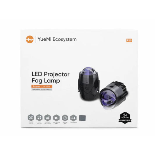 YueMi P20 2″ LED Projector Fog Lamp for Cars | High-Performance Illumination