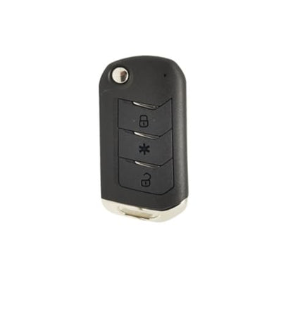 Metal Key Cover Compatible with Mahindra Scorpio, Marazzo | XUV 300, XUV 700 | XUV 400 EV | Bolero | Thar | TUV 3 Button Flip Key