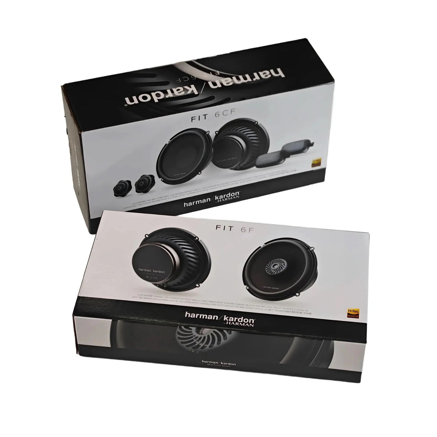 Harman Kardon 6.5 Inch Car Speaker Combo Upgrade | FIT 6CF Component Speakers + FIT 6F Coaxial Speakers | Hi-Res Audio