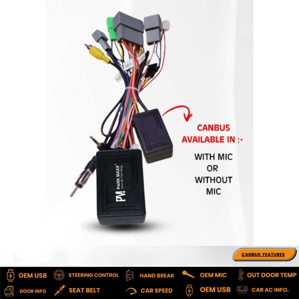 CANBUS Decoder for Maruti Victoris (2025) | Steering Control Support | OEM Info Retention | Plug & Play