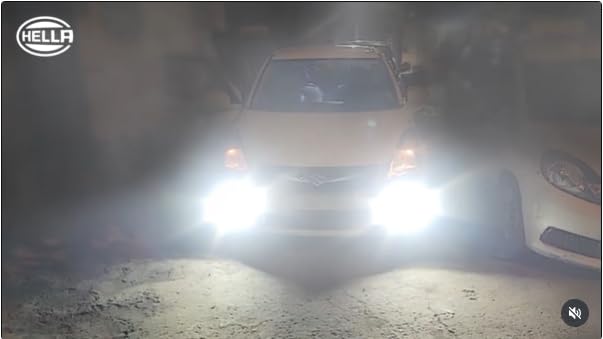 HELLA Defender LED Fog Lamp Set – Universal Fit for Cars & SUVs | All-Weather Visibility & Safety