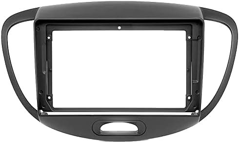 Android Frame 9 inch (Suitable for Hyundai i10 2008 to 2014) 2 Din Car Dashboard Radio Fascia Dash Car Stereo Frame with Wiring
