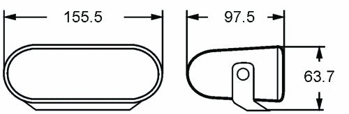 HELLA 008284011 FF75 Single Driving Lamp — 12 V/55 W, Universal Fit, High-Performance Headlight Upgrade