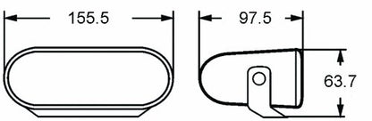 HELLA 008284011 FF75 Single Driving Lamp — 12 V/55 W, Universal Fit, High-Performance Headlight Upgrade