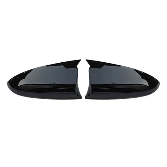 Batman Style Mirror Covers | Compatible with Hyundai i20 (2022+) | Gloss Black | Set of 2