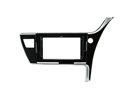 Android Frame – 9 Inch | Compatible with Toyota Corolla Altis (2017) | Black | Premium ABS | Scratch Resistant | Plug & Play Wiring