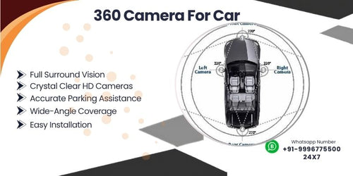 Best 360 degree car camera accessories available online India for all cars