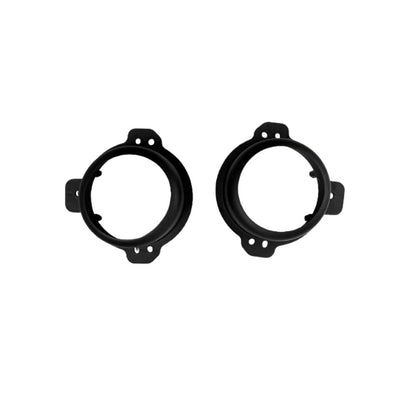 Mahindra Thar 2020+ 3 Inch Fog Lamp Bracket | Plastic | Matte Black | Adjustable Clamps | No Bumper Modification | Set of 2 