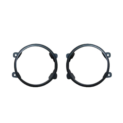  Mahindra Thar Roxx 2024+ 3 Inch Fog Lamp Bracket | Plastic | Matte Black | Adjustable Clamps | No Bumper Modification | Set of 2